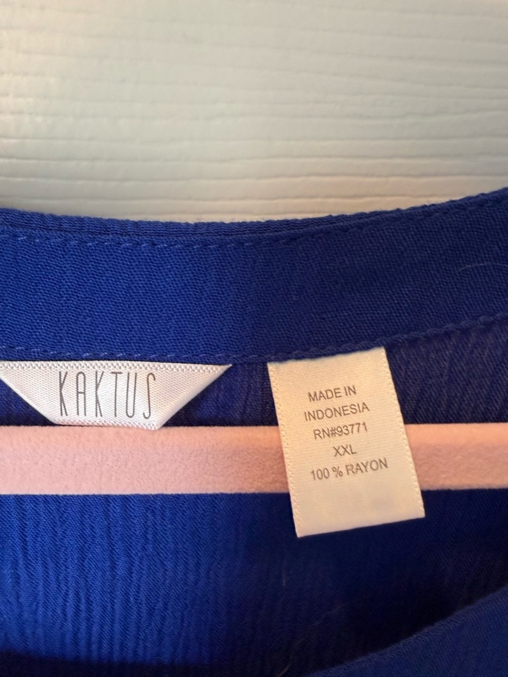 # Kaktus XXL Sleeveless Cobalt Blue Maxi/Midi Dress - Picture 2 of 5